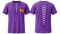 Purple Lace-up T-shirt